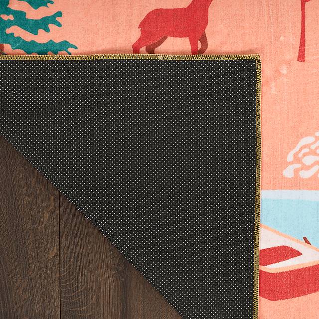 Kids Glamp Explorer Orange 6'6 x 9'2 Rug - Thumbnail - Image 4
