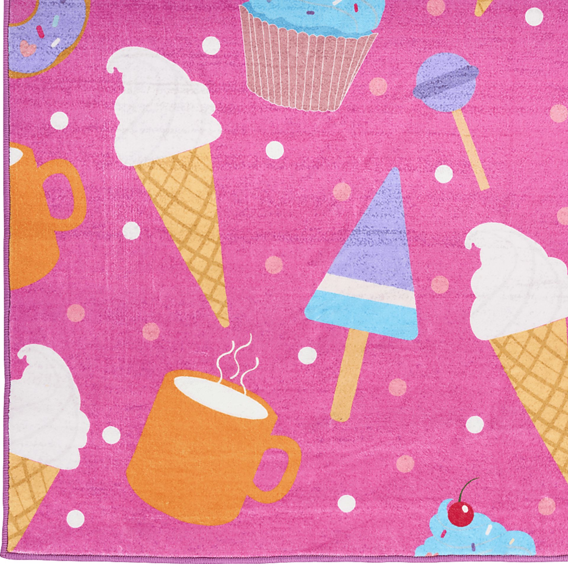 Kids Glampop Pink 3'5 x 5' Rug - Image 5