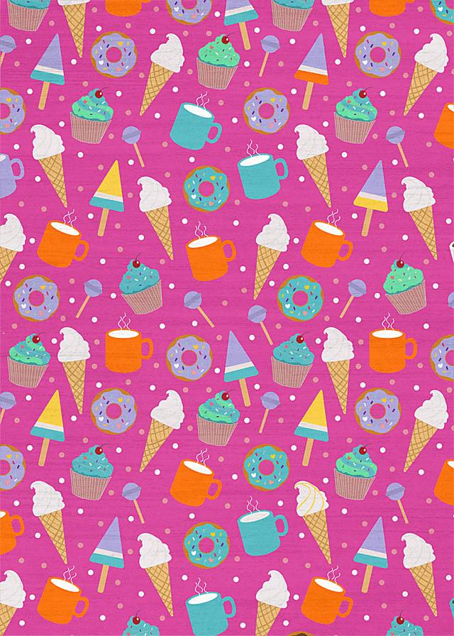 Kids Glampop Pink 3'5 x 5' Rug - Thumbnail - Image 1