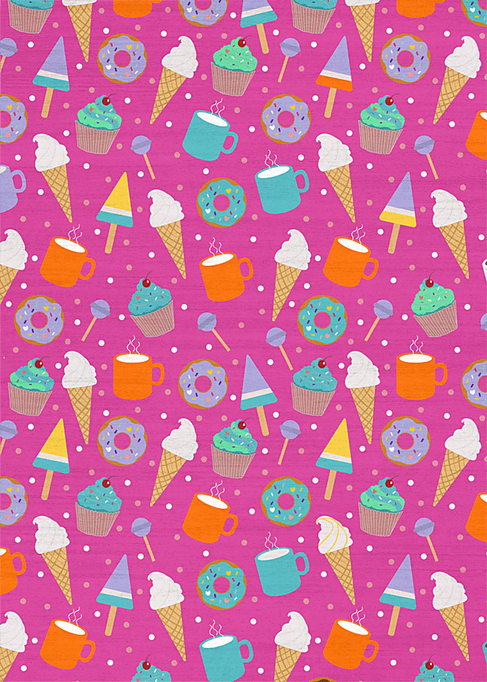Kids Glampop Pink 3'5 x 5' Rug - Image 1