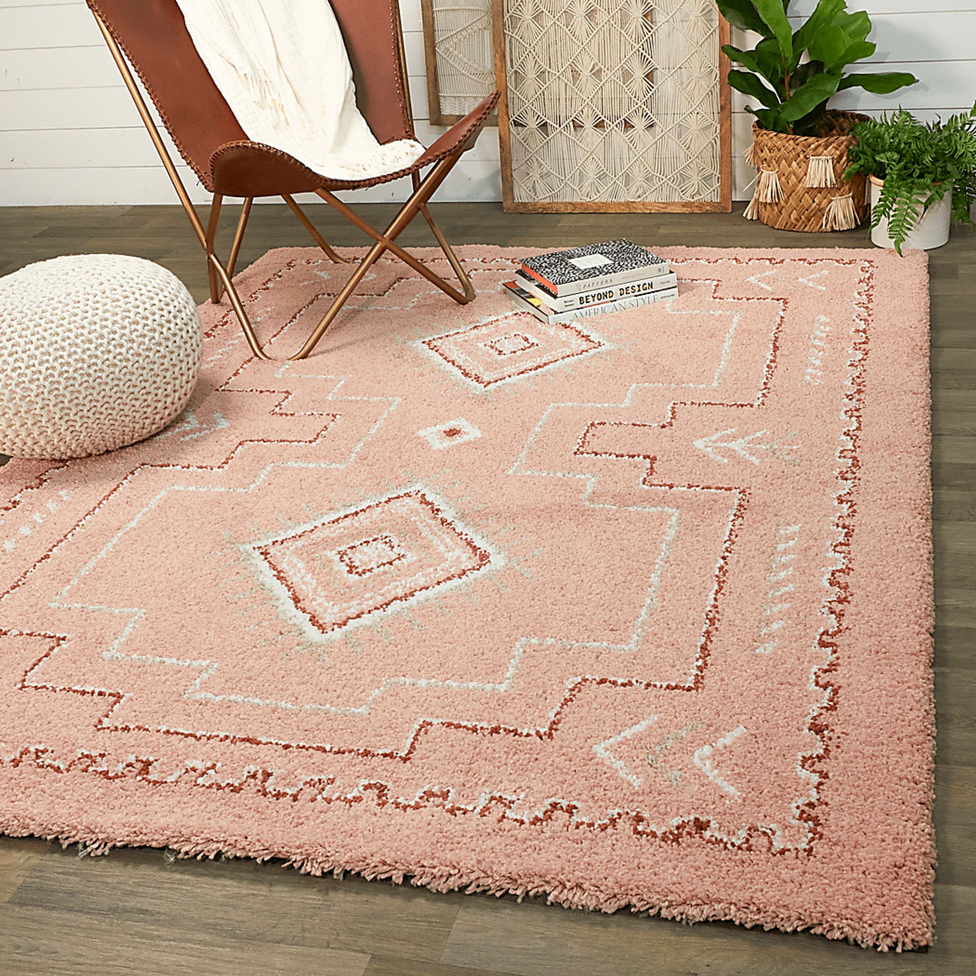 Kids Global Pink 5'3 x 7' Rug - Image 2