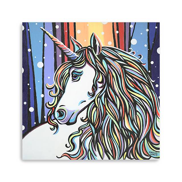 Kids Glorious Unicorn White Artwork - Thumbnail - Image 3