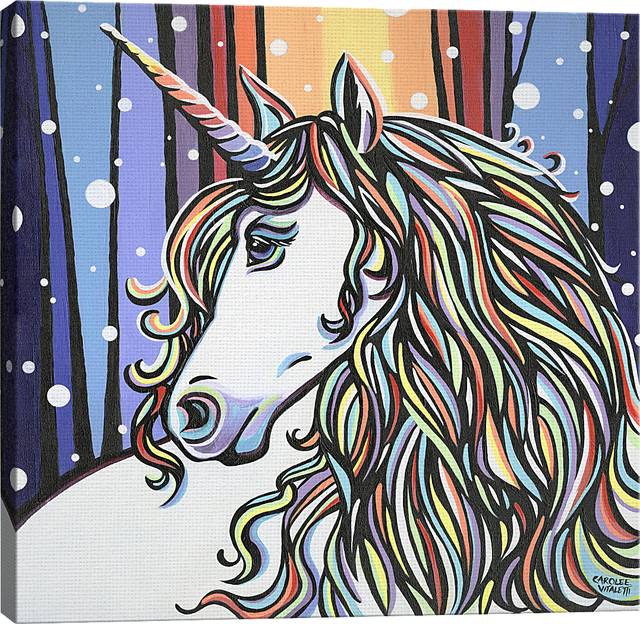 Kids Glorious Unicorn White Artwork - Thumbnail - Image 4
