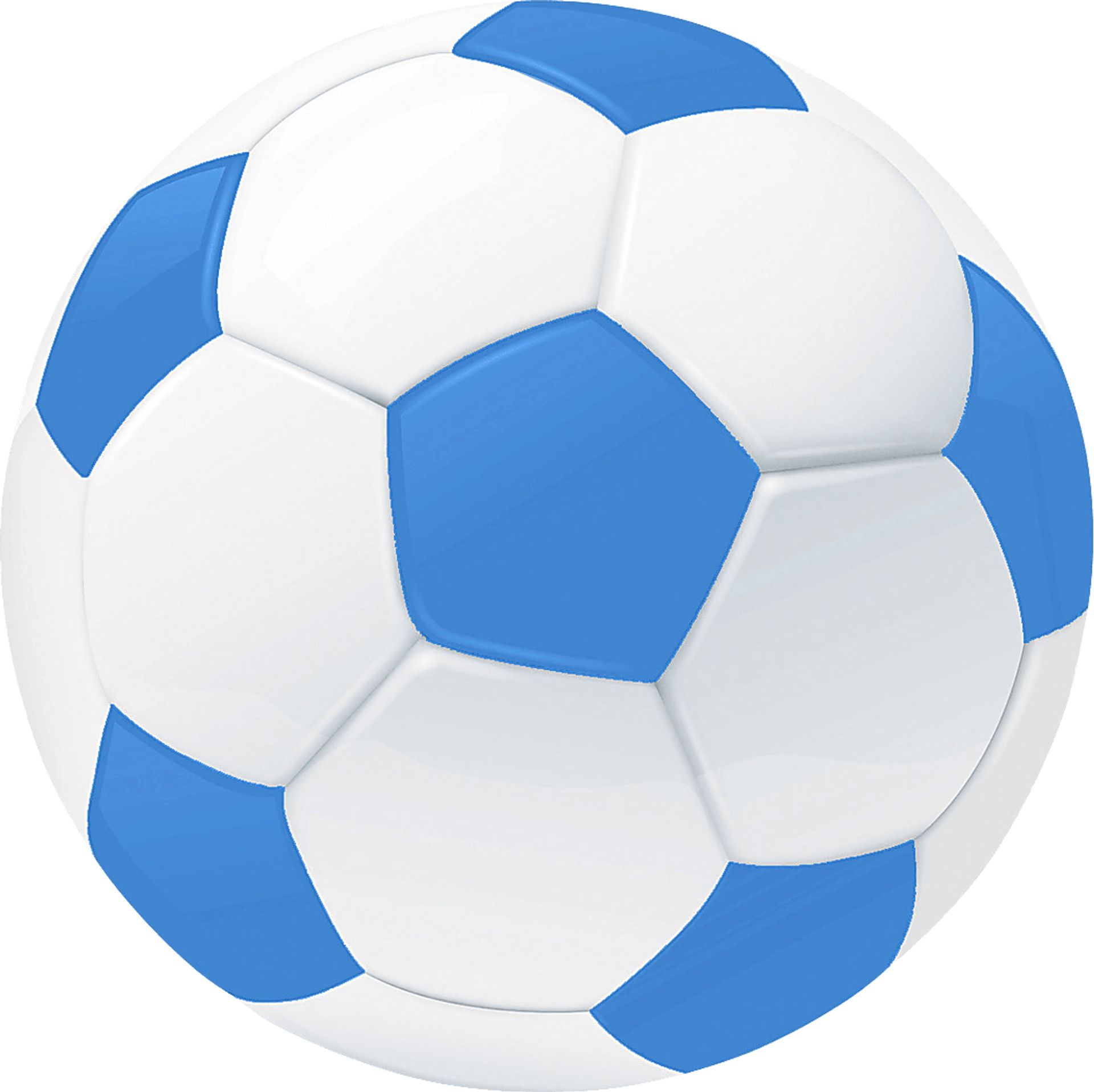 Kids Goal Getter Blue 5' Round Rug - Image 1