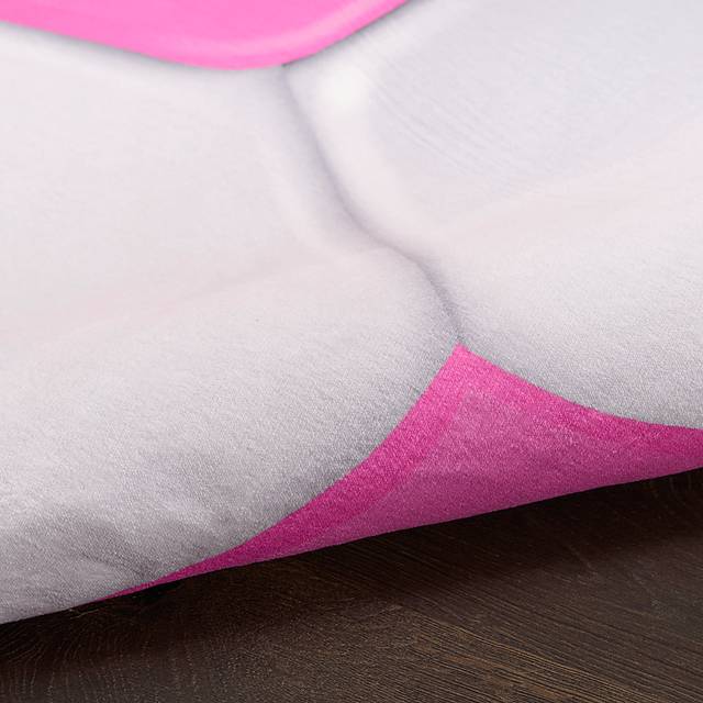 Kids Goal Getter Pink 5' Round Rug - Thumbnail - Image 9