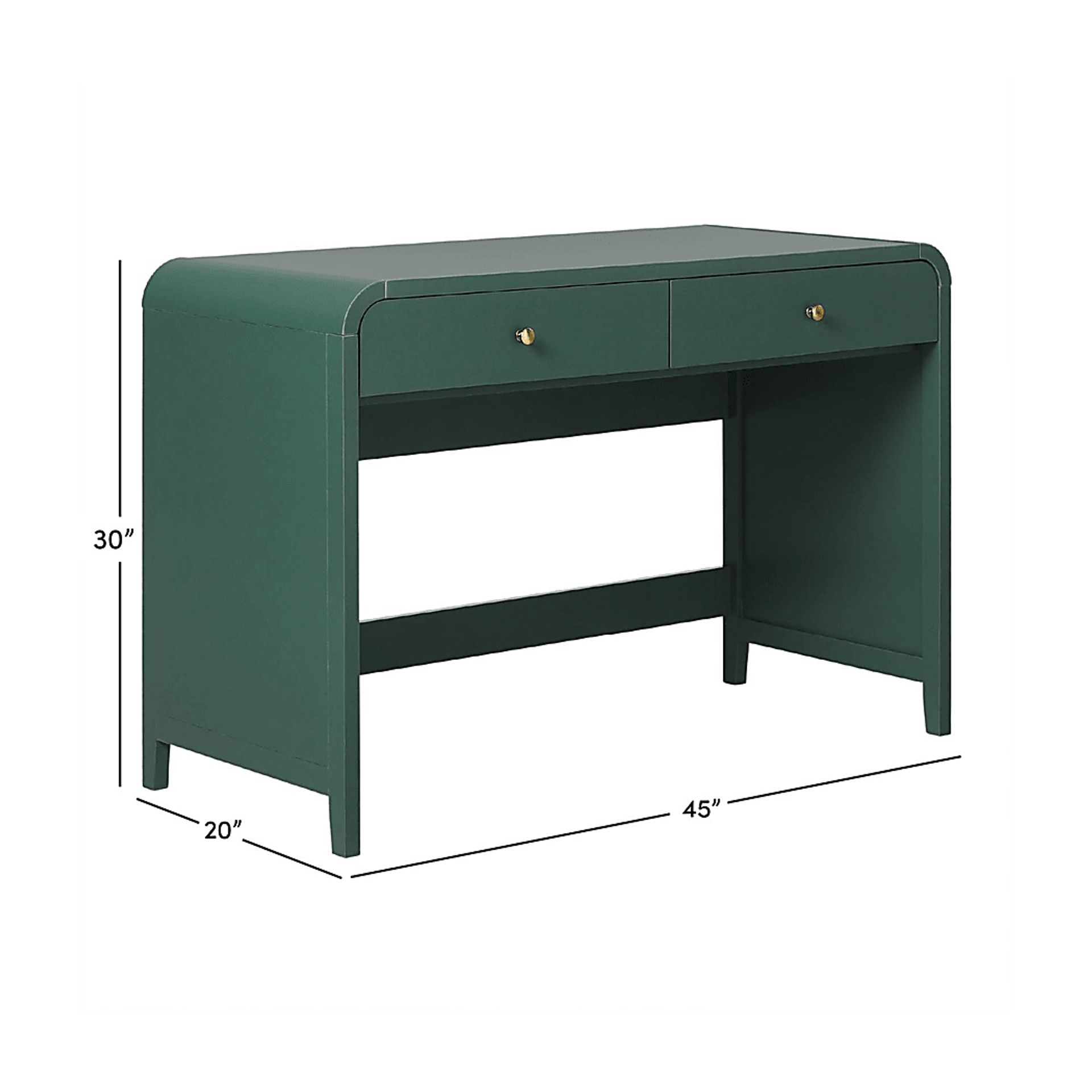 Goldpoint Green Desk - Image 10