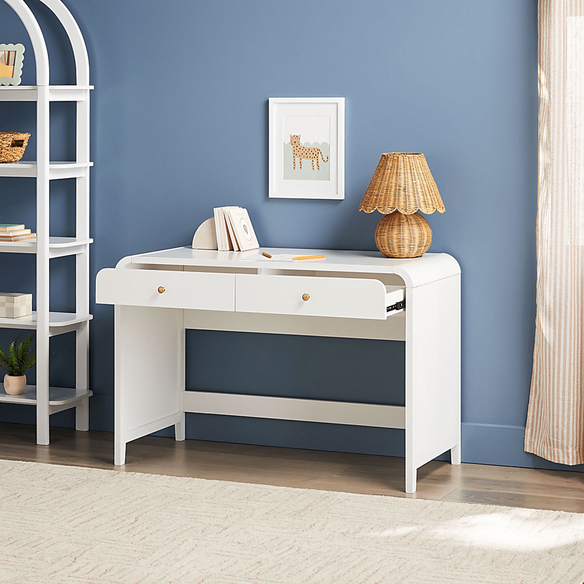 Goldpoint White Desk - Image 2
