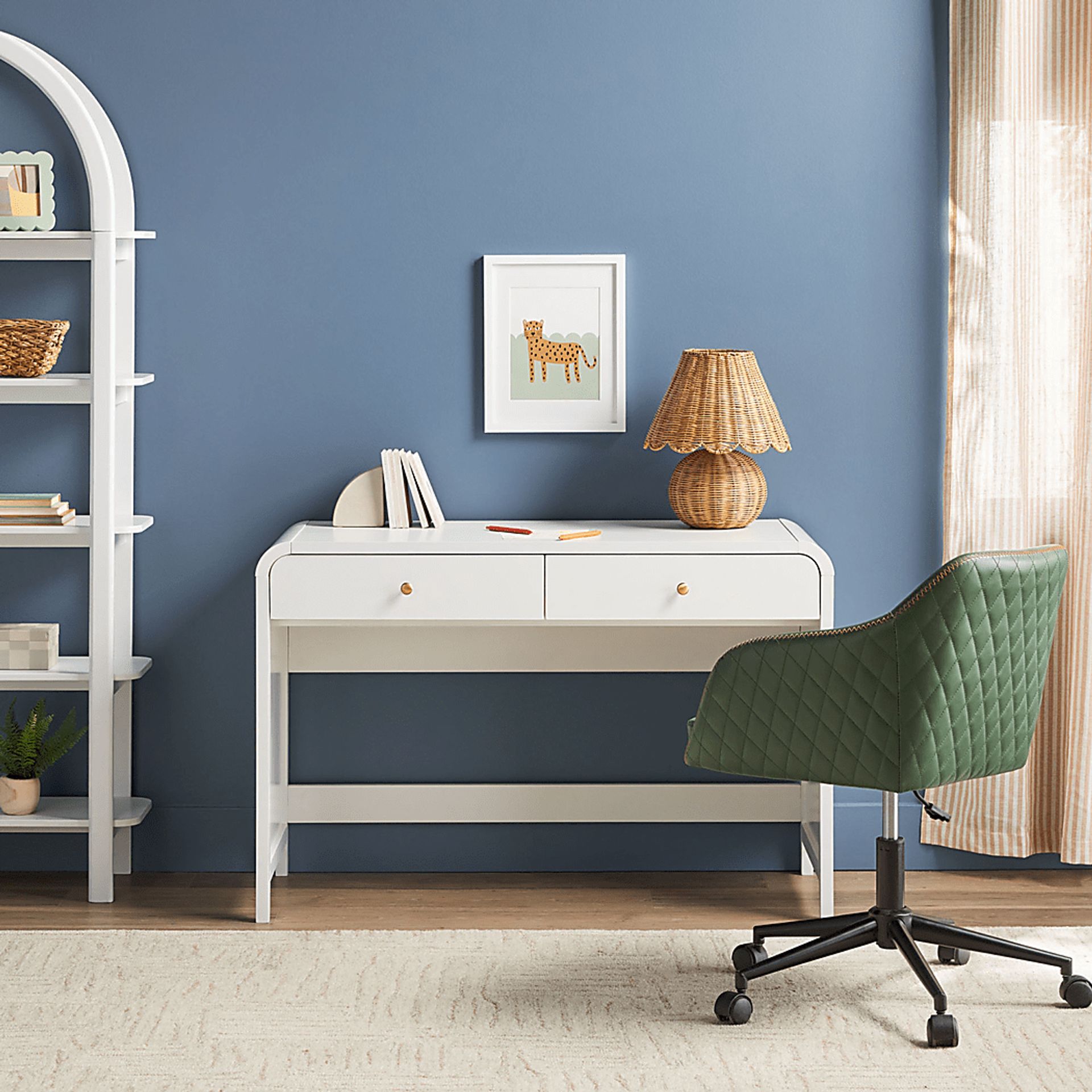 Goldpoint White Desk - Image 4