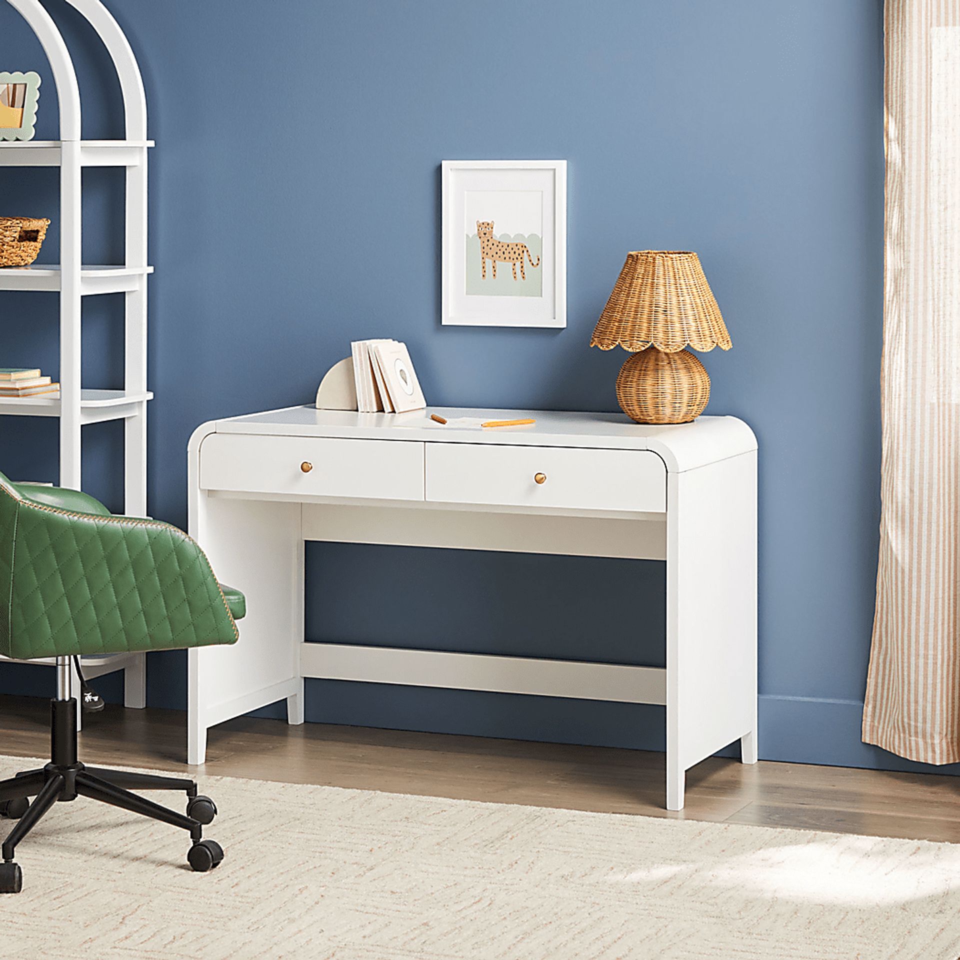 Goldpoint White Desk - Image 5