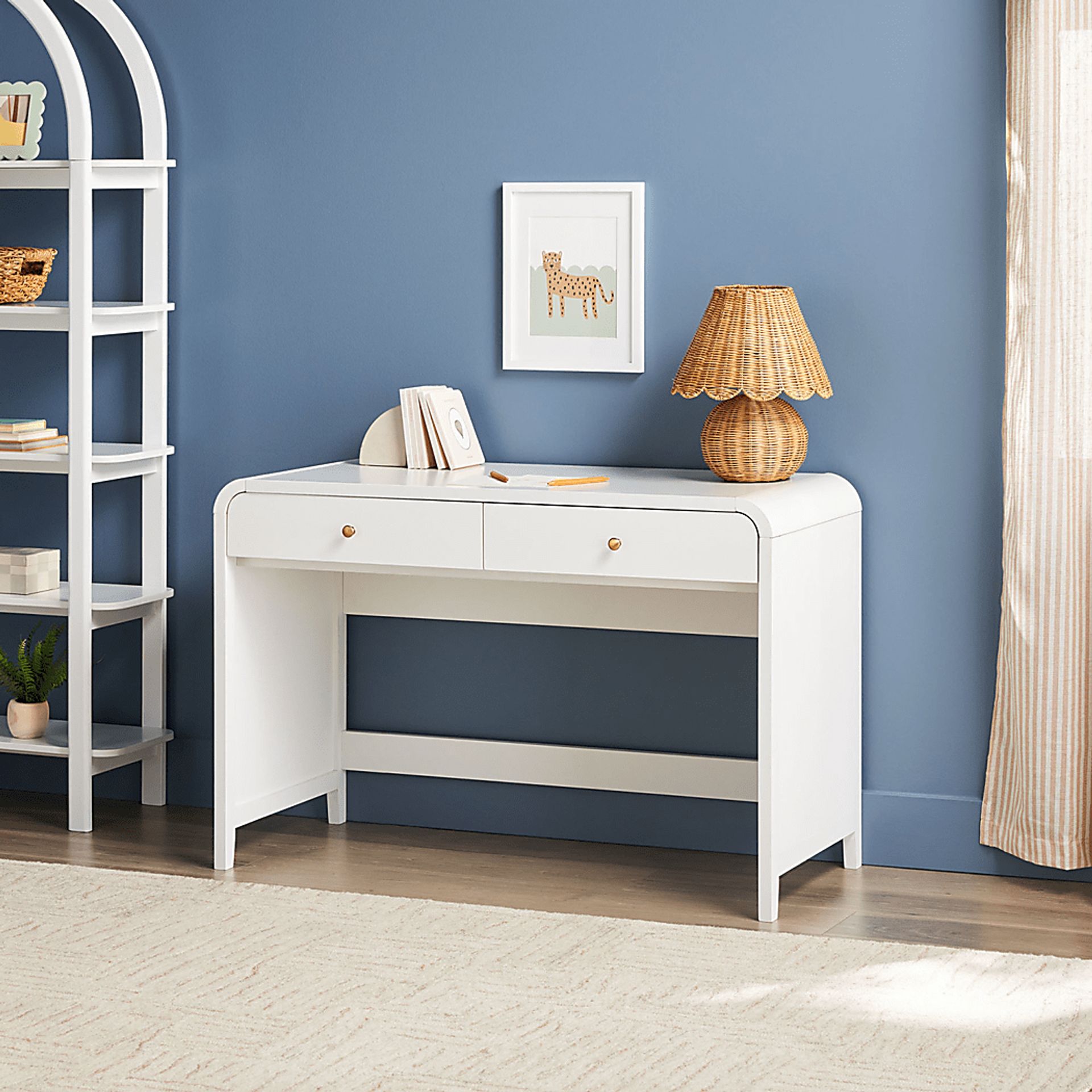 Goldpoint White Desk - Image 6