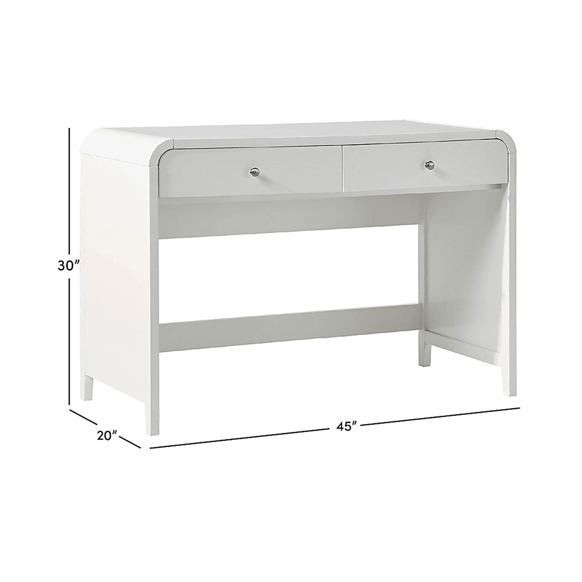 Goldpoint White Desk - Image 9