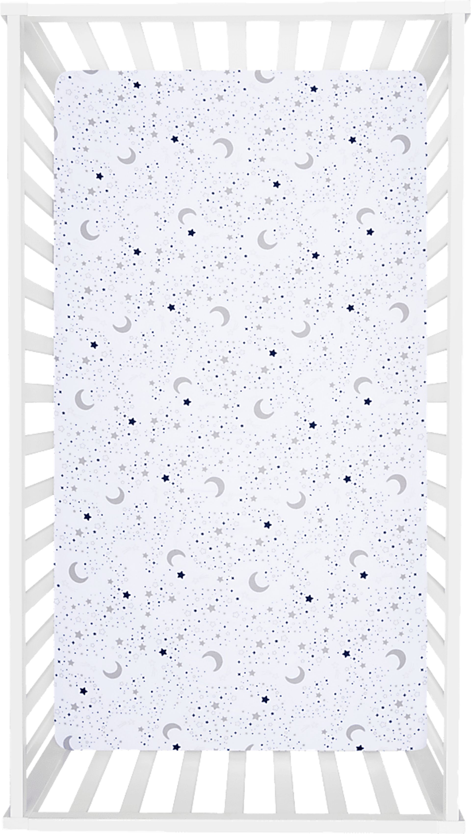 Kids Good Night Moon Navy Baby Bedding Set - Image 6