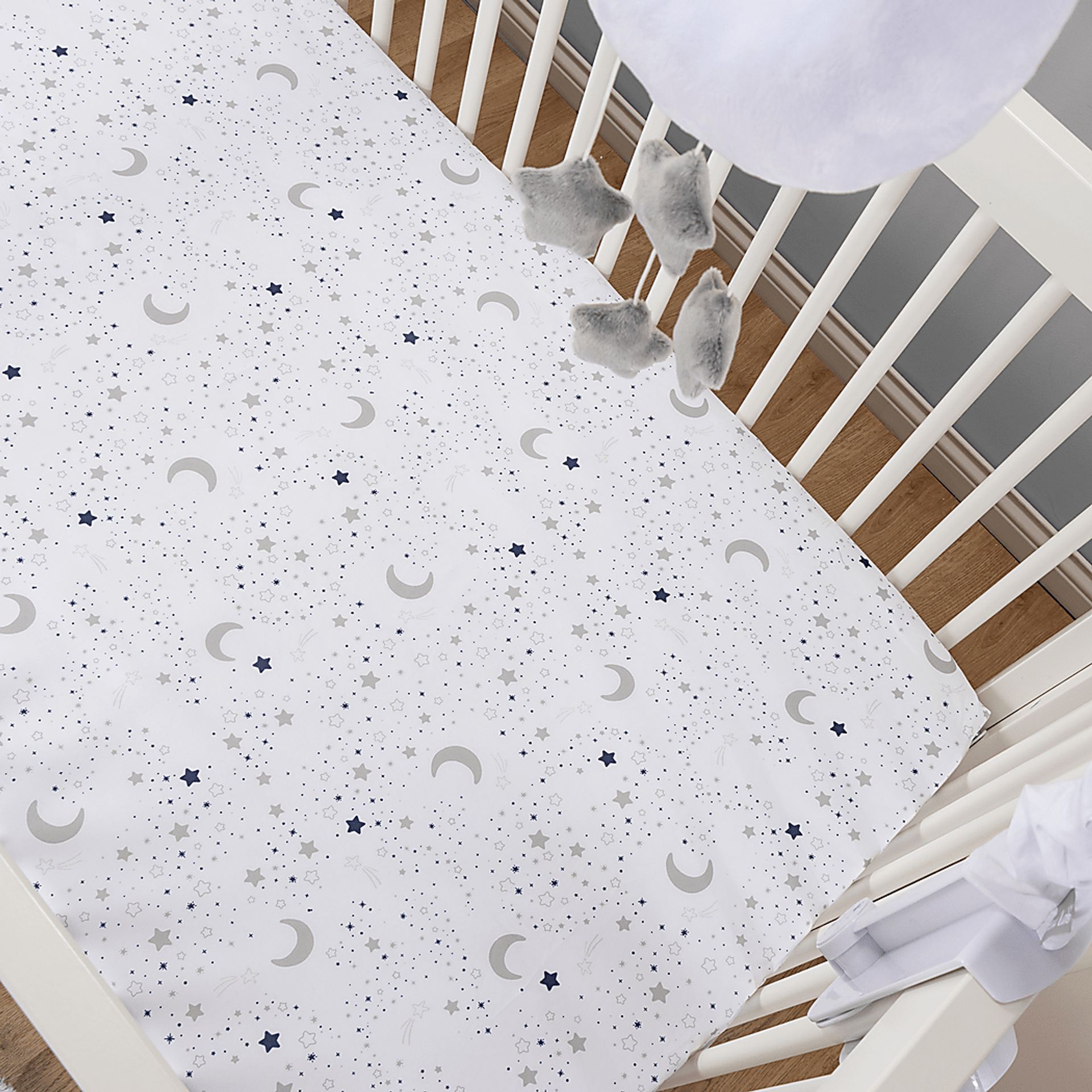 Kids Good Night Moon Navy Baby Bedding Set - Image 10