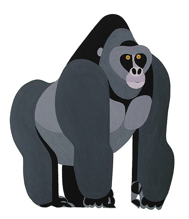 Kids Gorilla Way Artwork - Thumbnail - Image 1