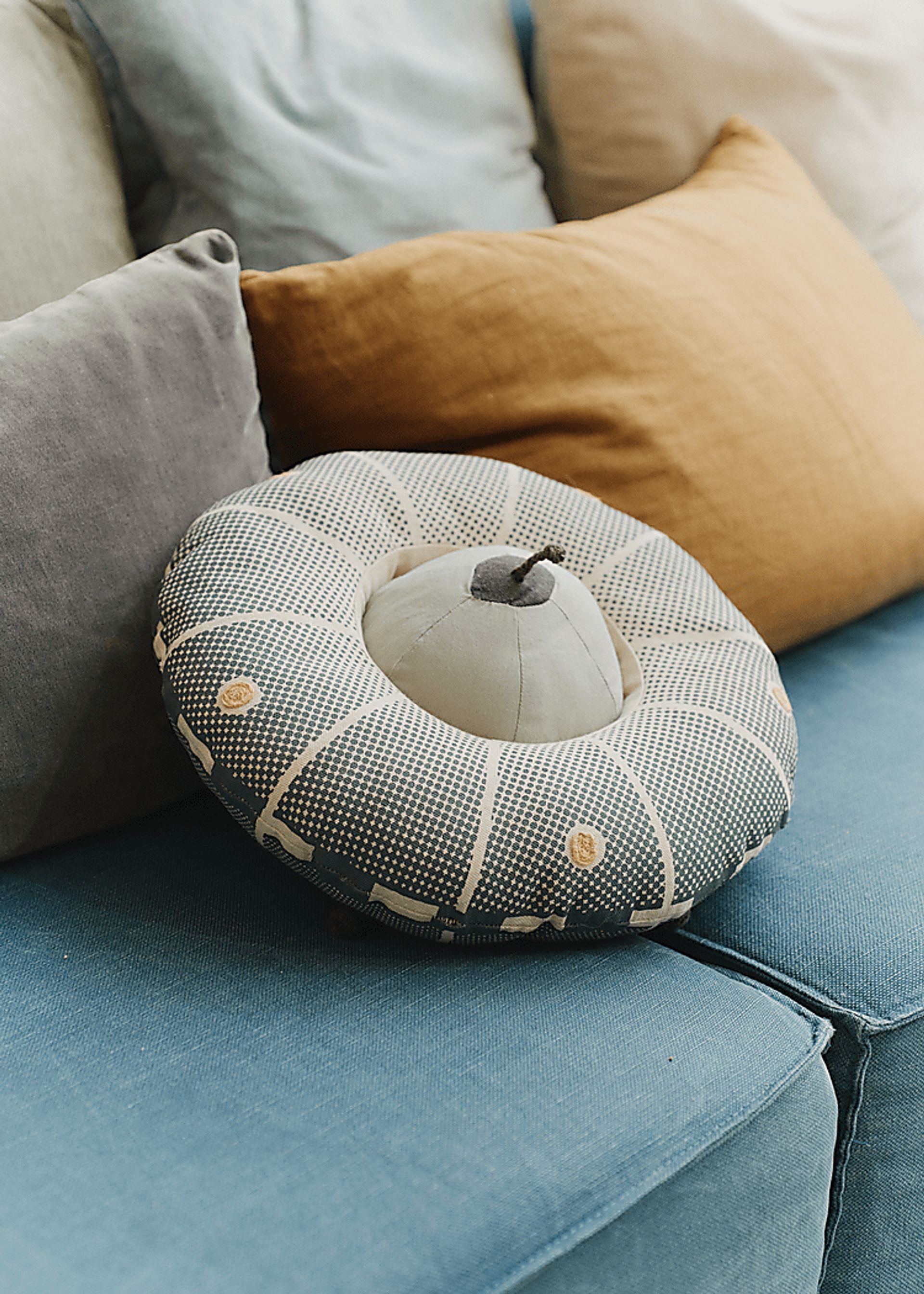 Kids Gray UFO Pillow - Image 2