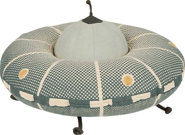 Kids Gray UFO Pillow - Thumbnail - Image 1