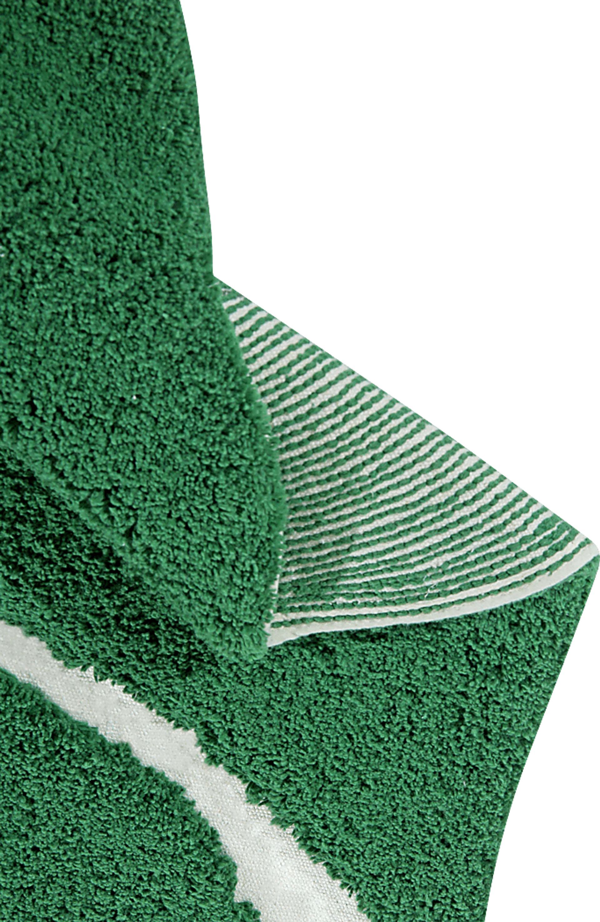 Kids Green 4' x 5'3 Monstera Leaf Machine Washable Rug - Image 6