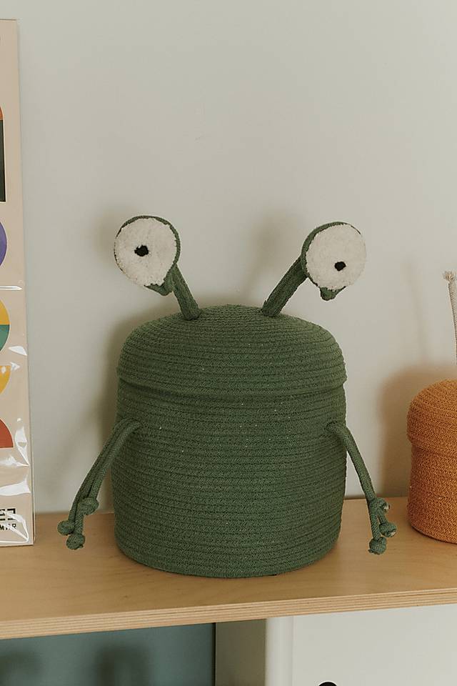Kids Green Alien Zog Basket - Thumbnail - Image 2