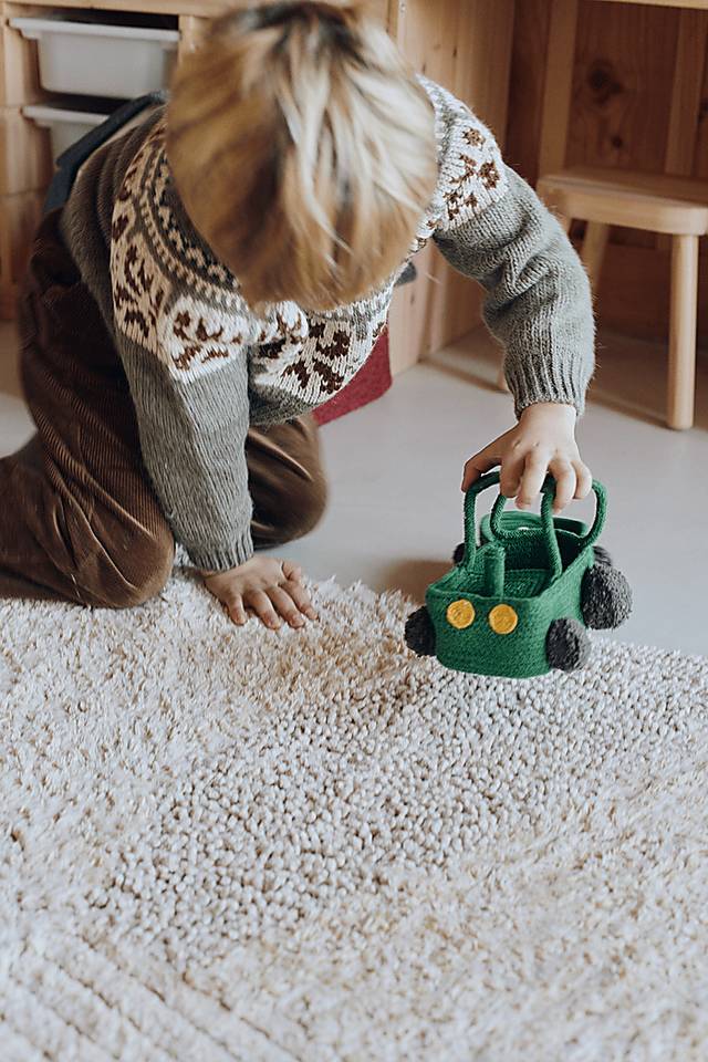 Kids Green Tractor Basket - Thumbnail - Image 4
