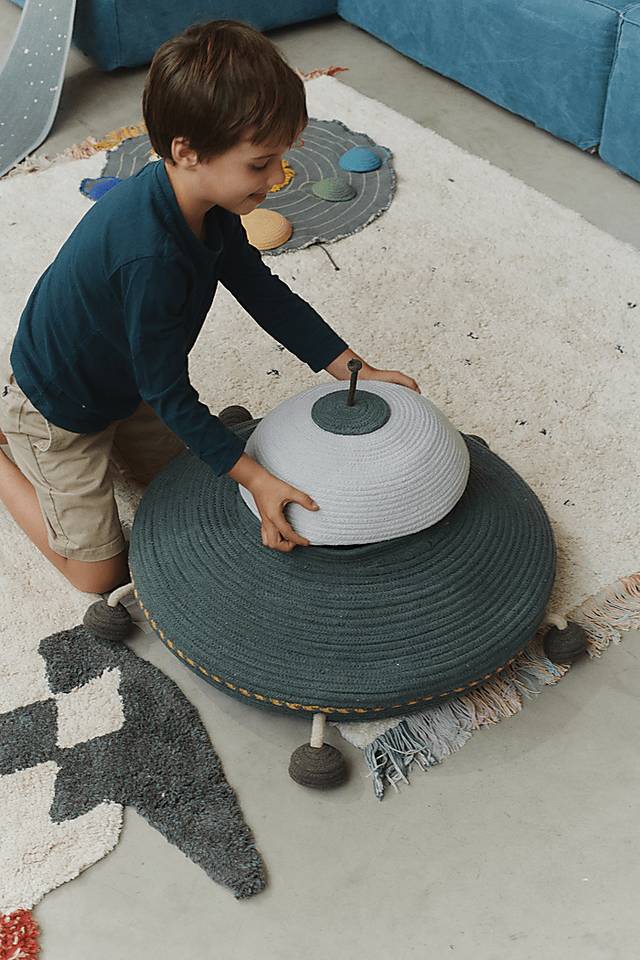 Kids Green UFO Basket - Thumbnail - Image 2
