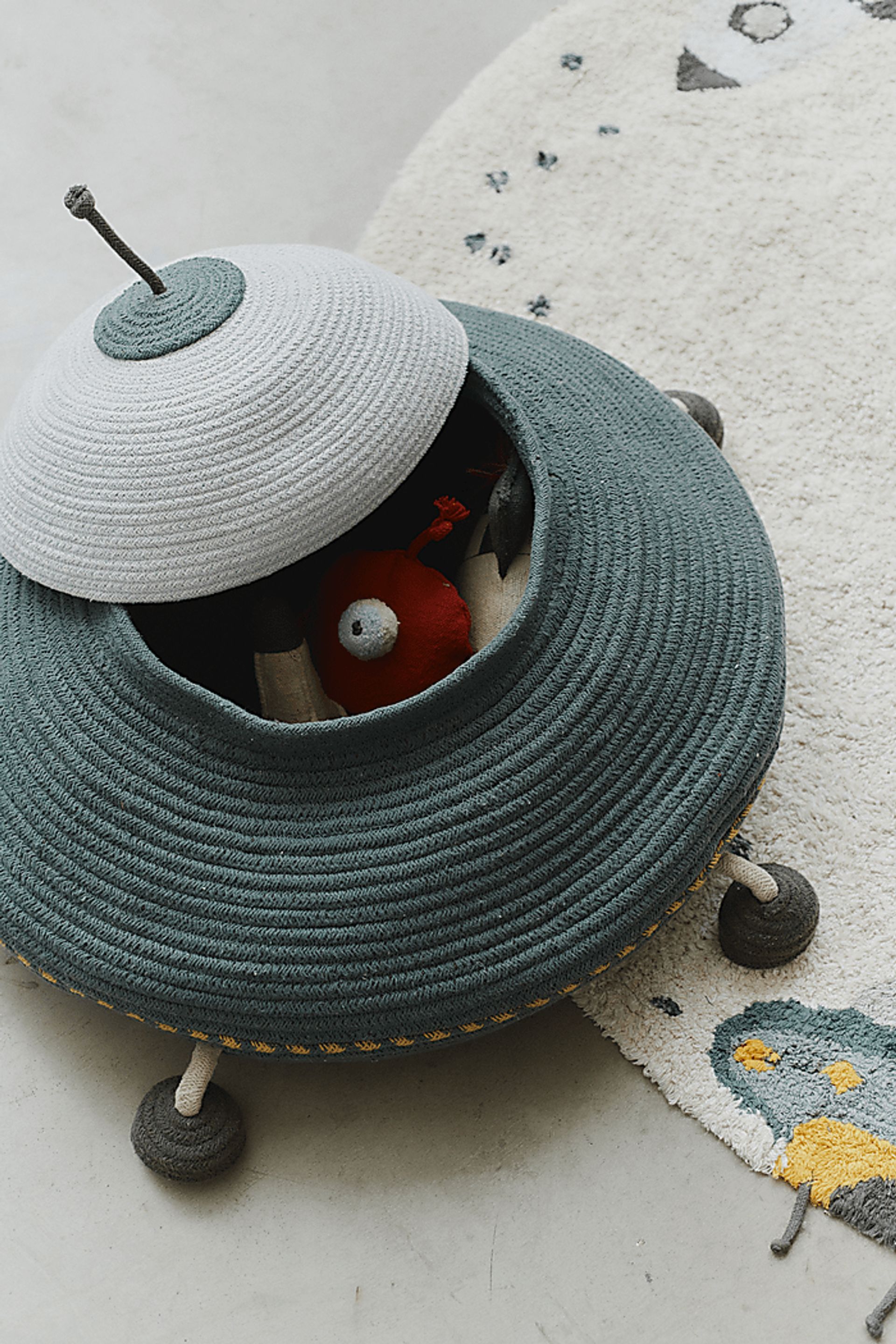 Kids Green UFO Basket - Image 3