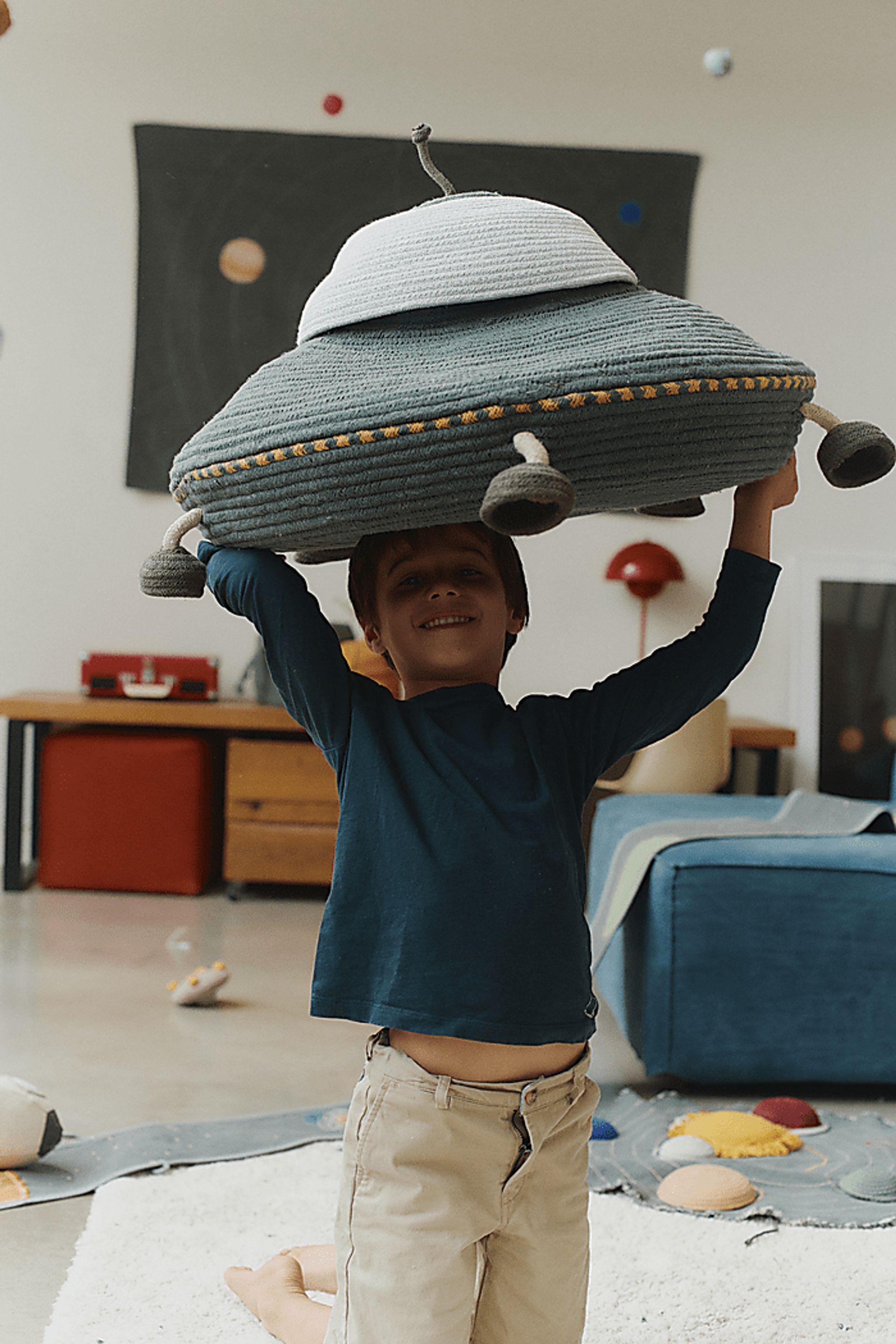 Kids Green UFO Basket - Image 4