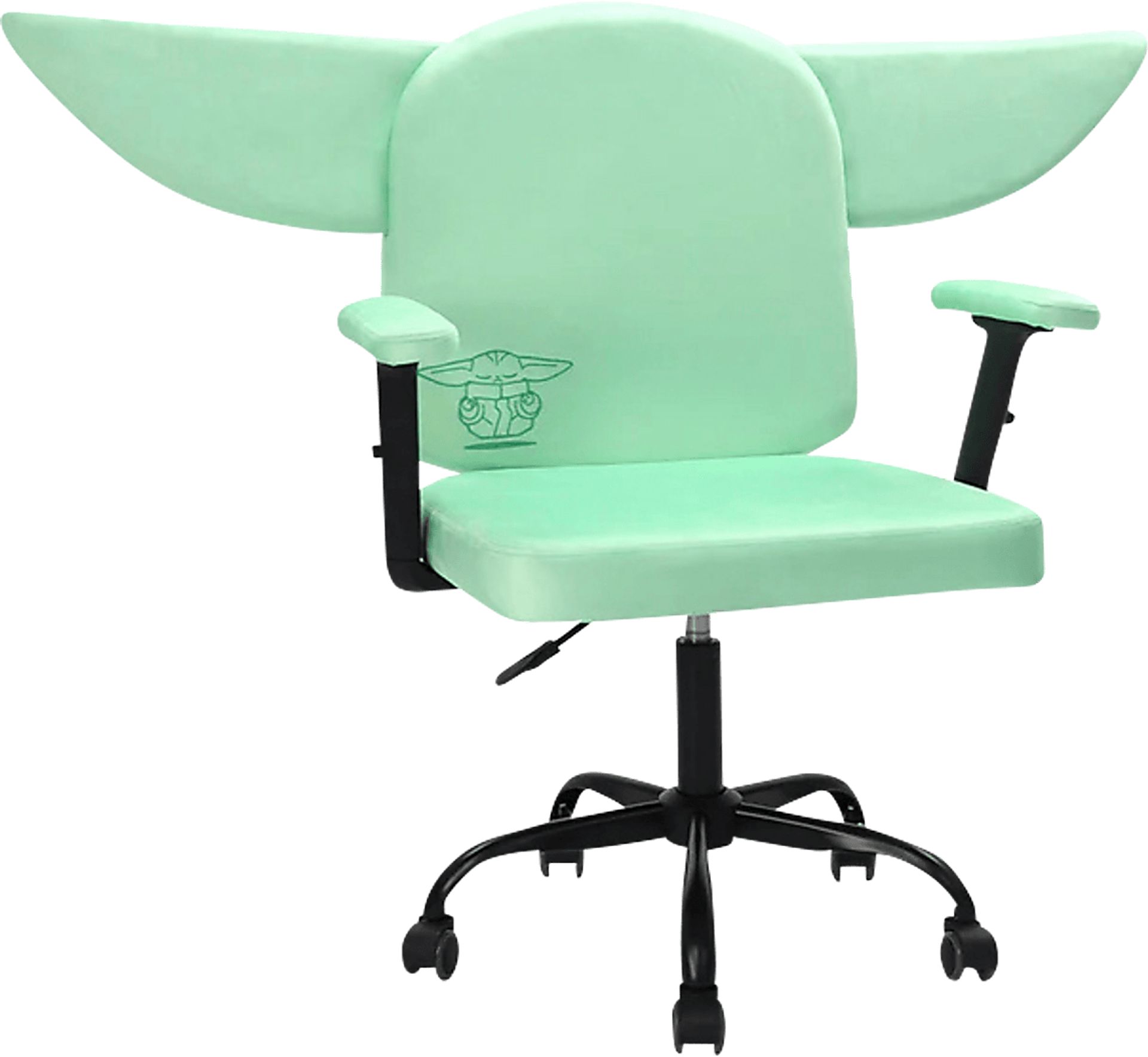 Kids Grogu Green Swivel Chair - Image 2