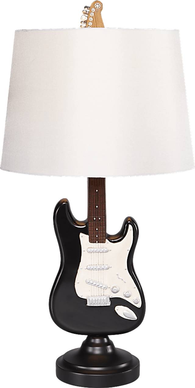 Kids Guitar Groove Black Lamp - Thumbnail - Image 1