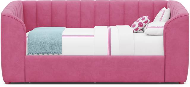Kids Gwyneth Bubble Gum Full Upholstered Storage Daybed - Thumbnail - Image 1