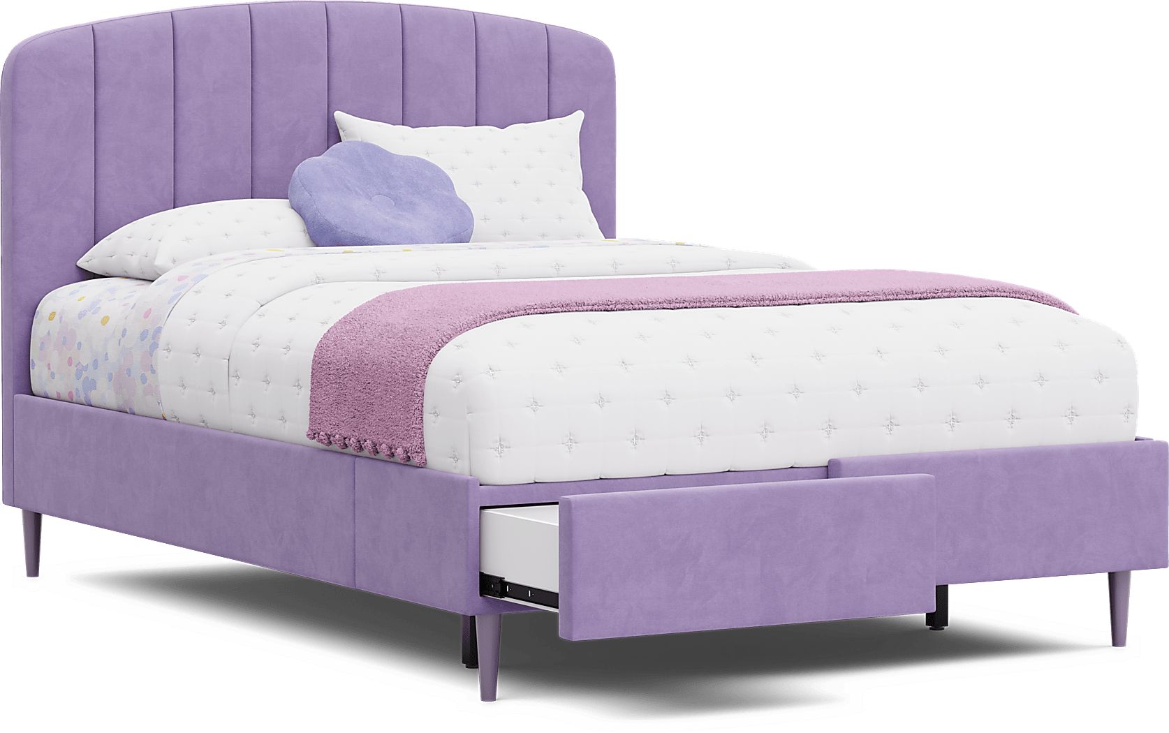 Kids Gwyneth Full Upholstered Storage Bed - Thumbnail 3