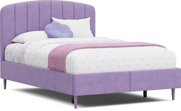 Kids Gwyneth Lavender 3 Pc Full Upholstered Storage Bed