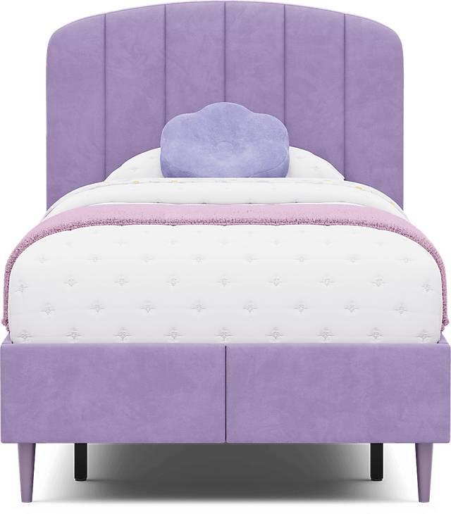 Kids Gwyneth Lavender Twin Upholstered Storage Bed - Thumbnail - Image 2