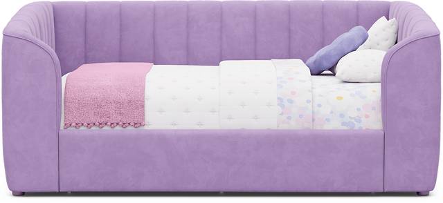 Kids Gwyneth Lavender Full Upholstered Storage Daybed - Thumbnail - Image 1