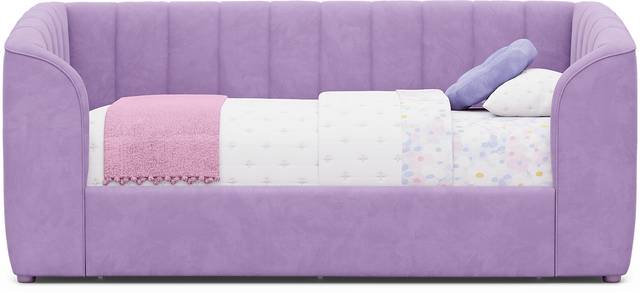 Kids Gwyneth Lavender Twin Upholstered Storage Daybed - Thumbnail - Image 1