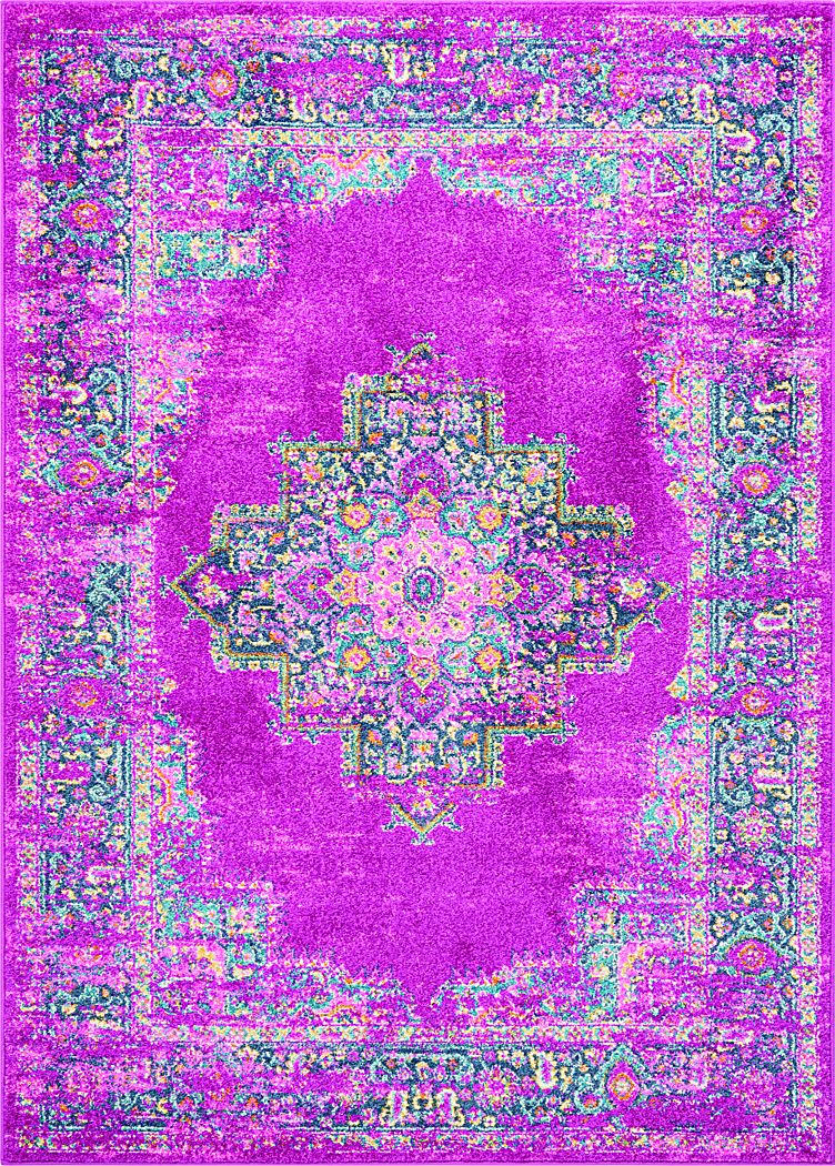 Kids Gypsy Spring Pink 3'9 x 5'9 Rug