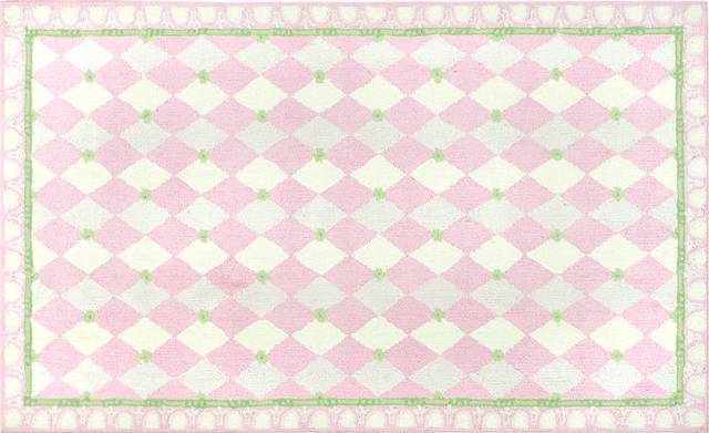 Kids Harleth Pink 2'8 x 4'8 Rug - Thumbnail - Image 1