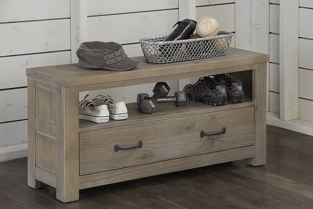 Kids Harpster Driftwood Dressing Bench - Thumbnail - Image 2
