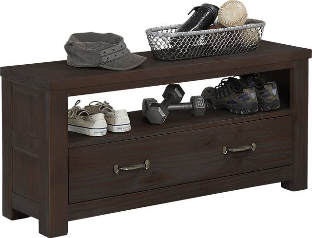 Kids Harpster Espresso Dressing Bench - Thumbnail - Image 1