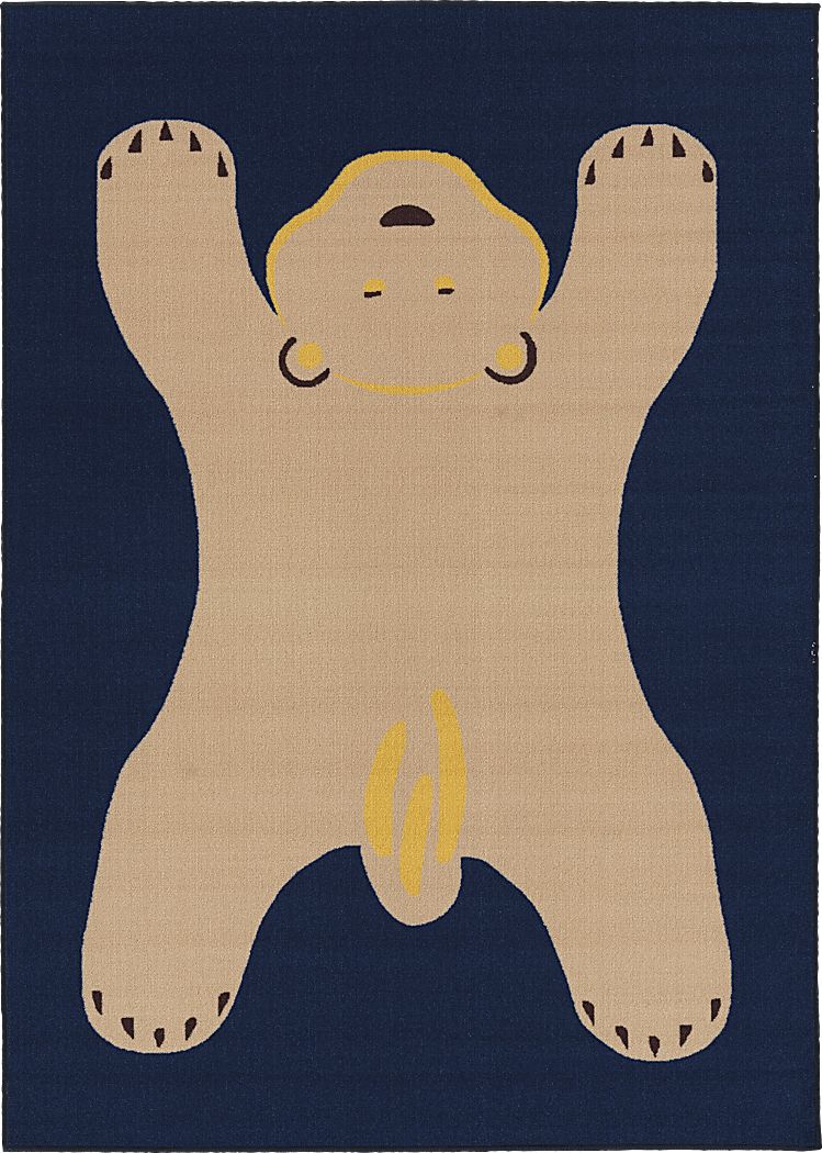 Kids Harshaw Navy 7' x 9' Rug