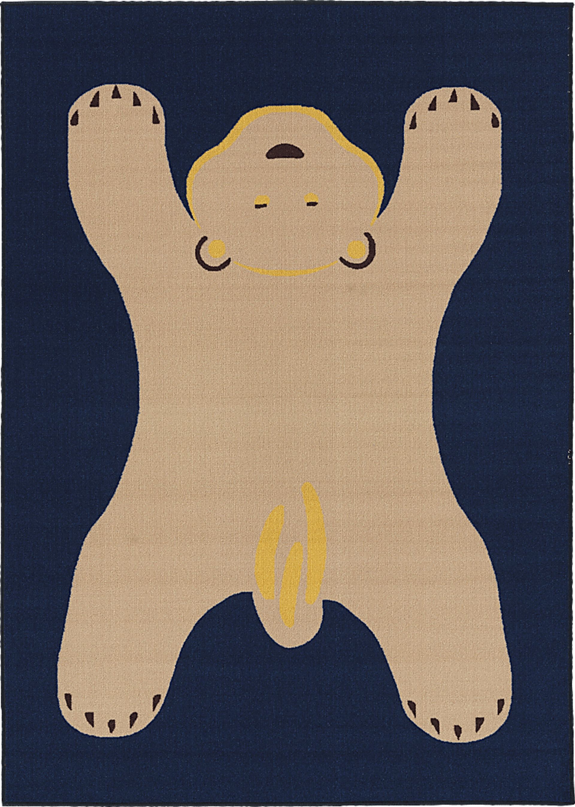 Kids Harshaw Navy 7' x 9' Rug - Image 1