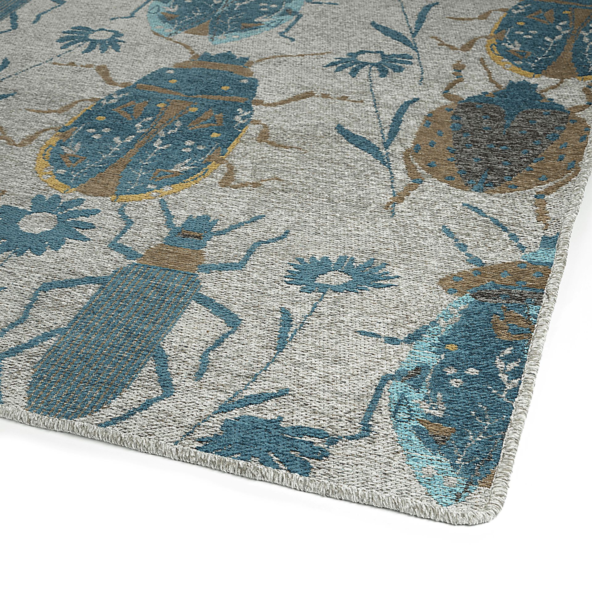 Kids Haruko Blue 3' x 5' Rug - Image 3