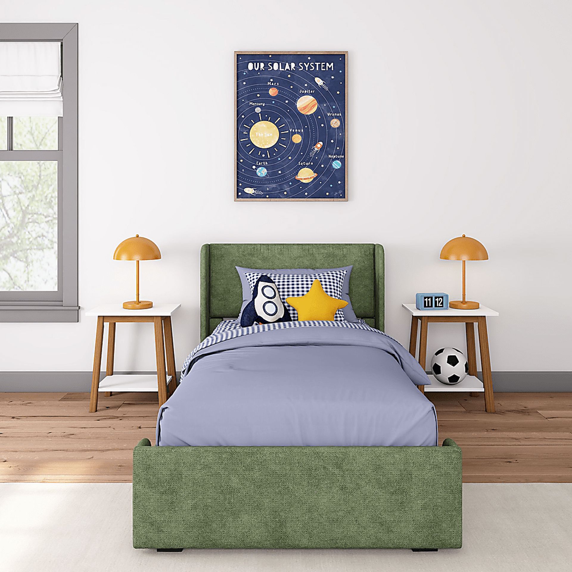 Kids Haso Green Twin Bed - Image 3