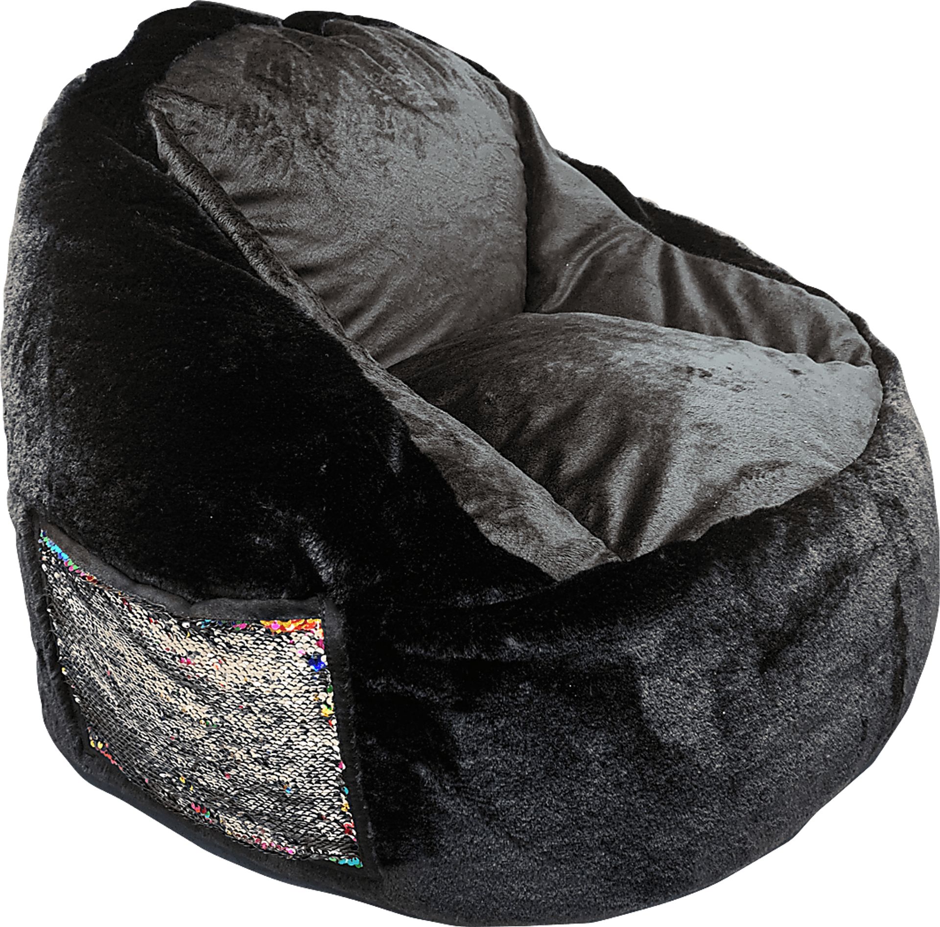 Kids Hatsy Black Bean Bag - Image 2