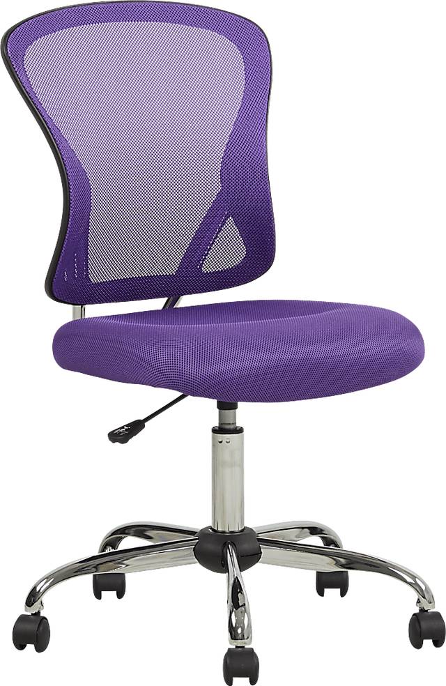 Kids Hayley Purple Desk Chair - Thumbnail - Image 1
