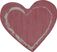 Kids Heartfull Pink 3' x 3'25 Rug