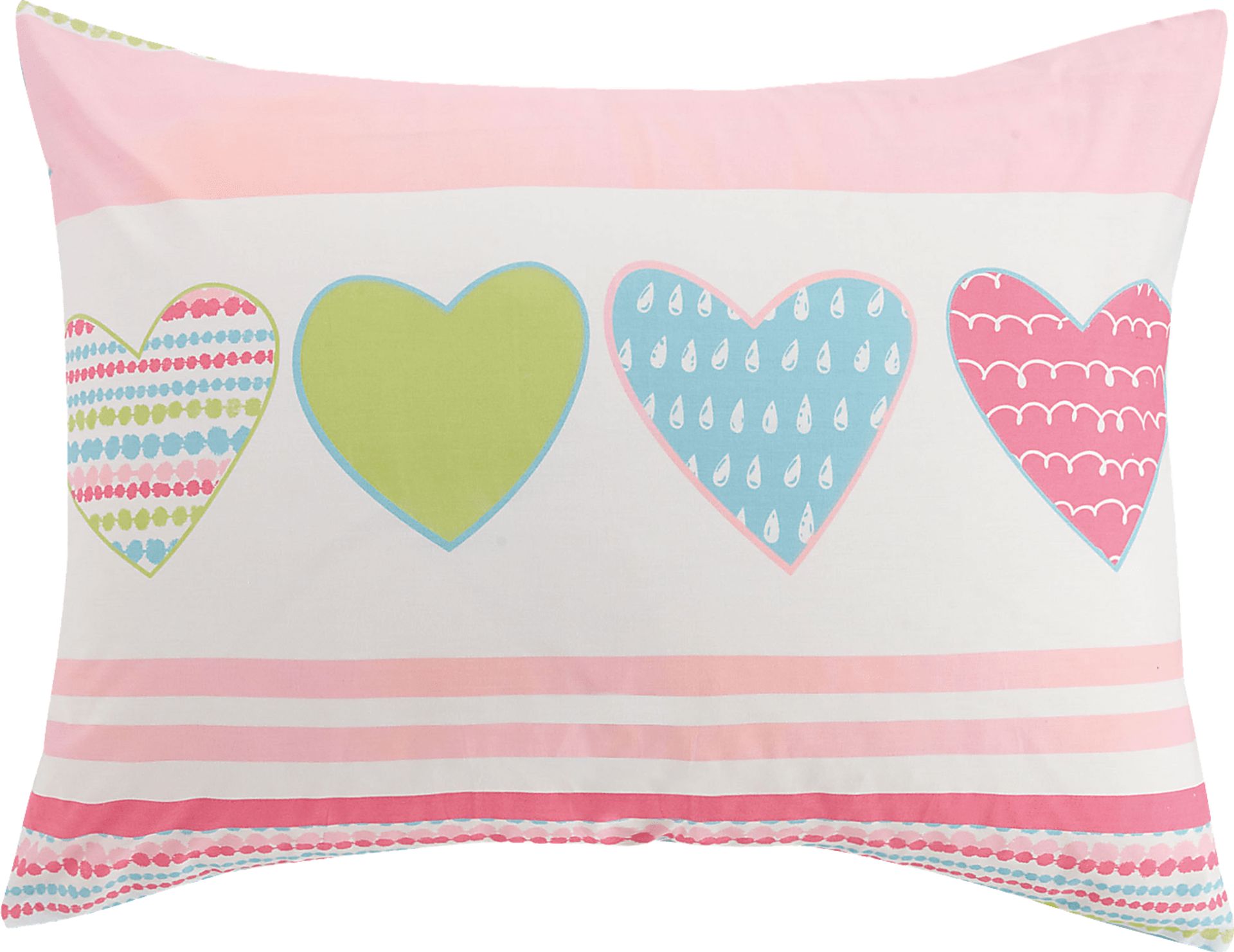 Kids Hearts Of Love Pink 4 Pc Twin Comforter Set - Image 6