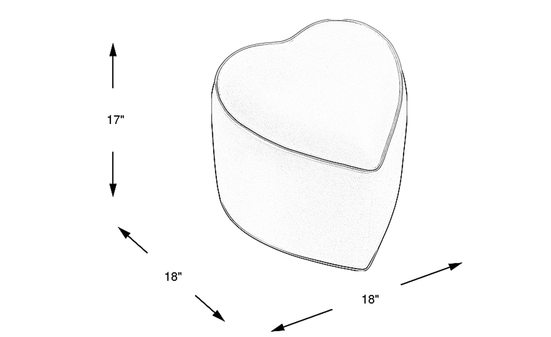 Dimension Image. Please refer to the Dimension Tab on this page for dimension details.