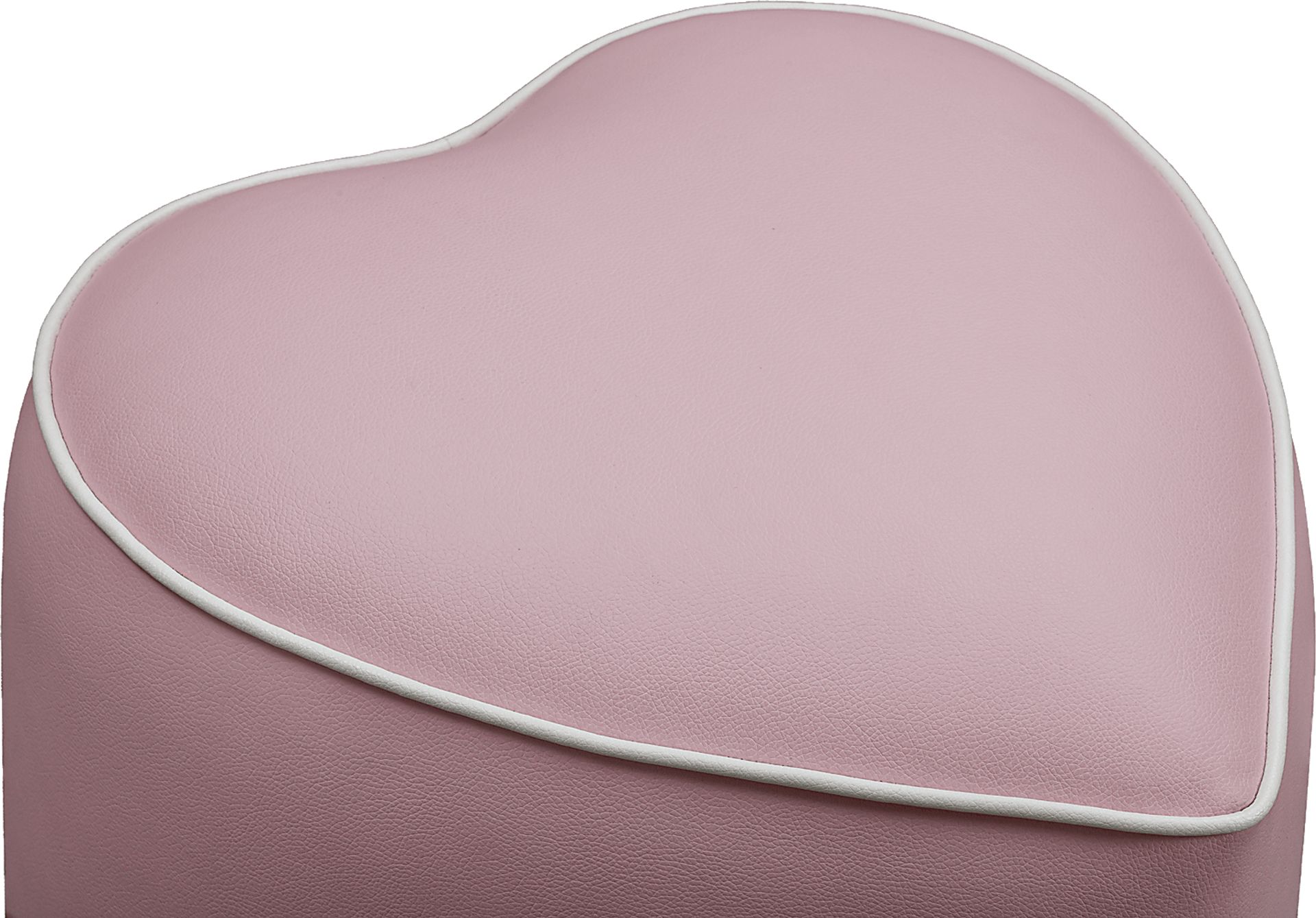 Kids Heartthrob Pink Heart Ottoman - Image 3