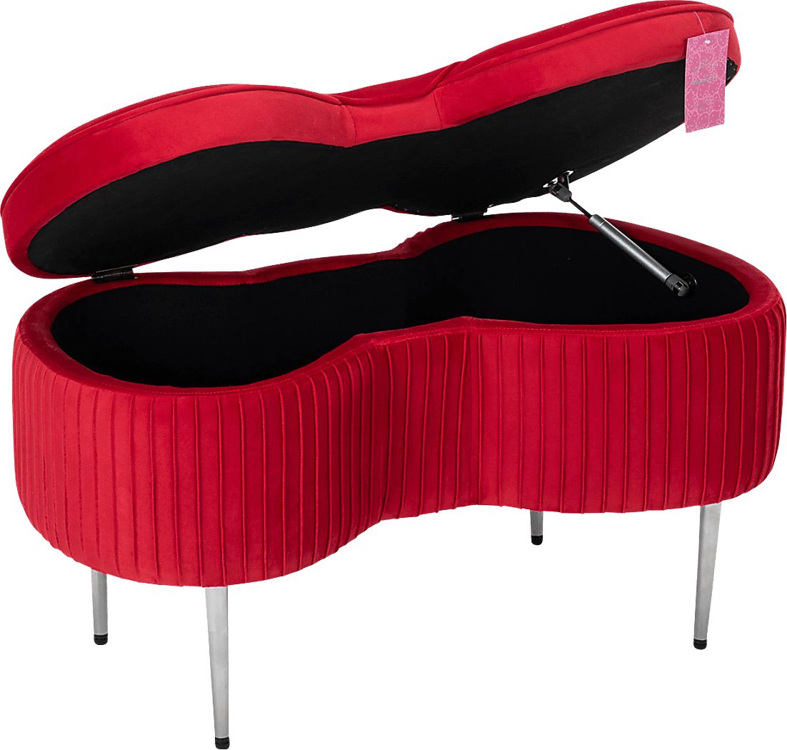 Kids Hello Kitty Pink Storage Bench - Thumbnail 4