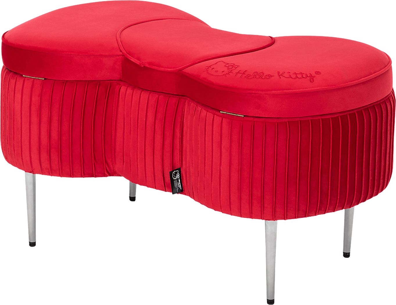 Kids Hello Kitty Pink Storage Bench - Thumbnail 2